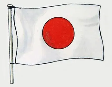 FOTOS DIBUJOS CULTURA GEOGRAFIA: DIBUJOS DE LA BANDERA DE JAPON