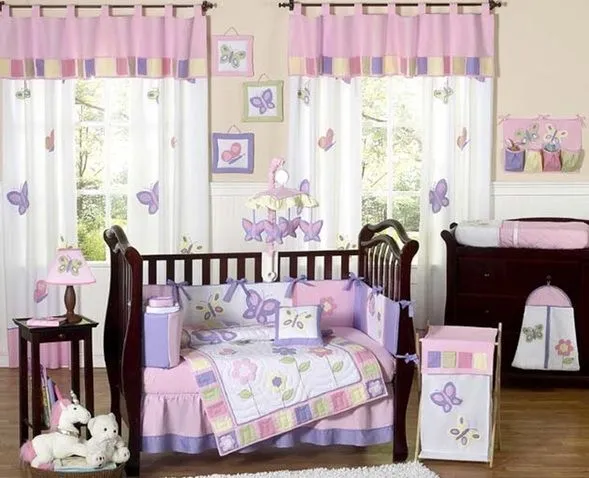 Fotos Dormitorios para Bebés Mujercitas en Lila | Decoración ...