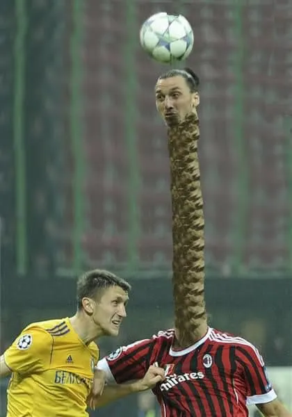 Fotos graciosas de Ibrahimovic editadas con Photoshop | Noticias ...