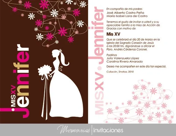 Quinceañeras « Memorias Invitaciones