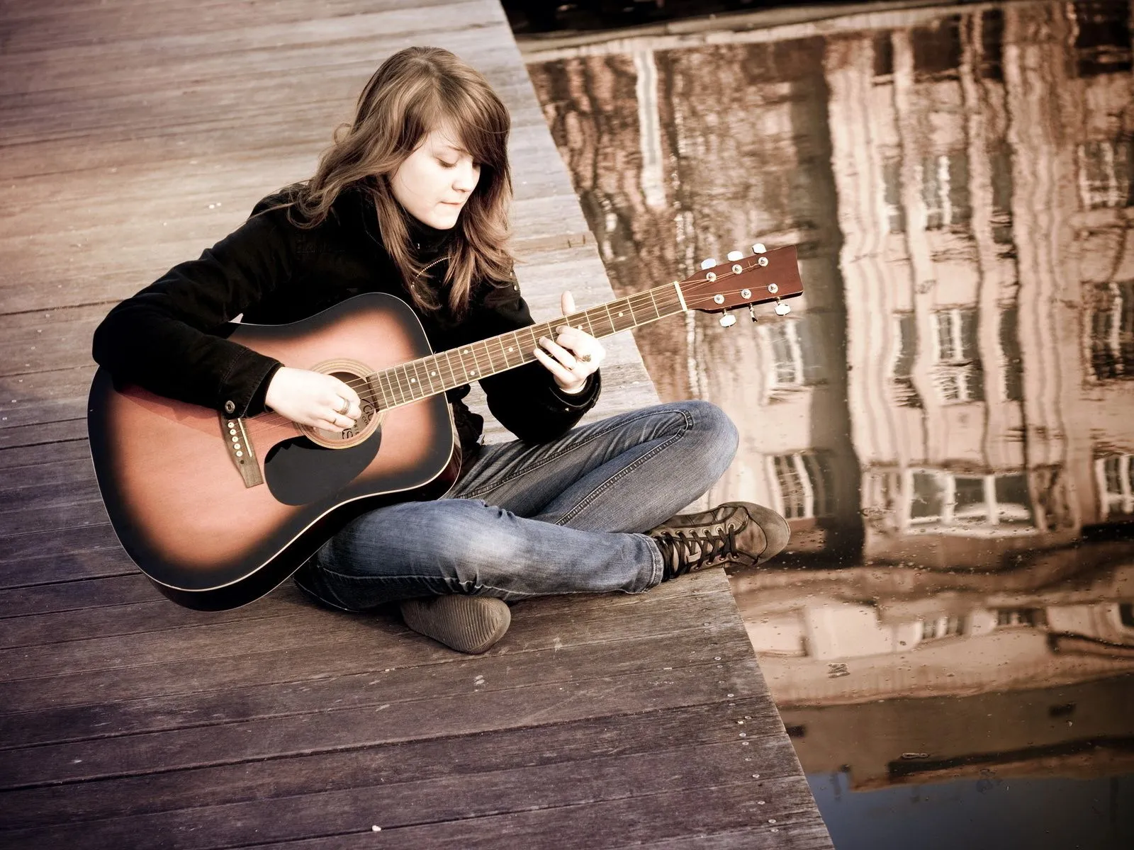 Fotos de lindas mujeres tocando guitarra ~ Mejores Fotos del Mundo ...