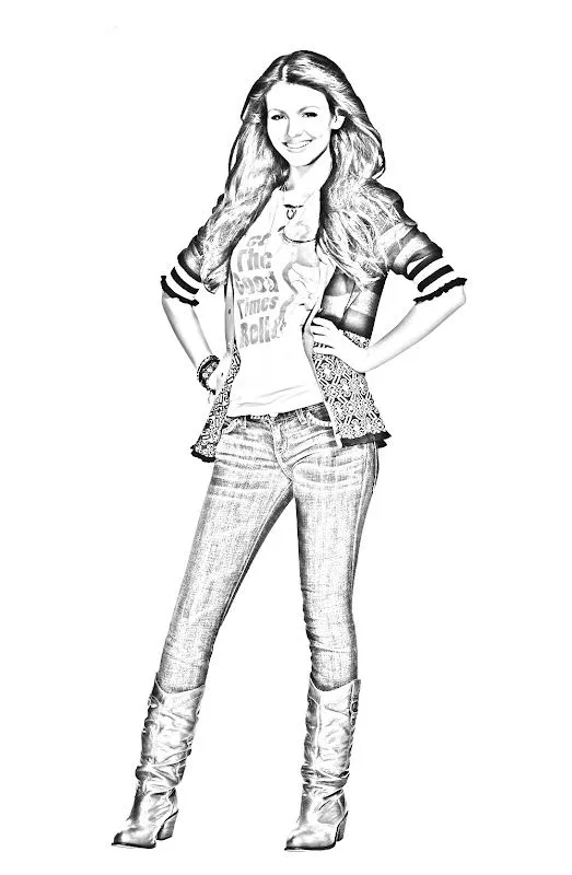 Imagenes de victorious para colorear - Imagui