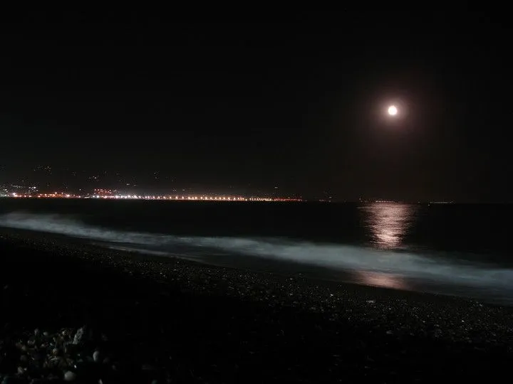 Fotos de playas por la noche - Imagui