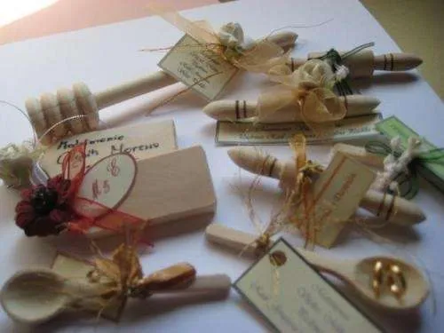 Recuerdos de matrimonio artesanales - Imagui