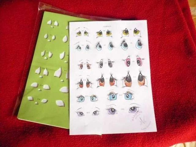 Fotos de STENCILES PARA DIBUJAR Y PINTAR OJOS EN MUÑECOS DE ...