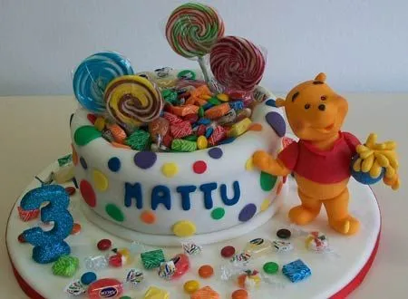 Fotos de tartas decoradas con golosinas - Imagui | CUMPLEAÑOS ...