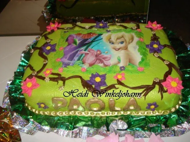 Torta de tinkerbell y sus amigas - Imagui