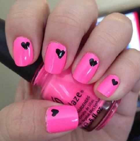 Fotos de uñas color Rosa – 42 nuevas imágenes – Pink nails ...