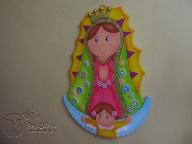 Virgen de Guadalupe foamy - Imagui
