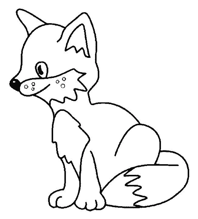 Fox Coloring Pages - Coloringpages1001.