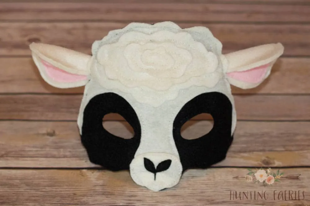 Frack the Black Sheep Máscara de fieltro para disfraces de - Etsy México