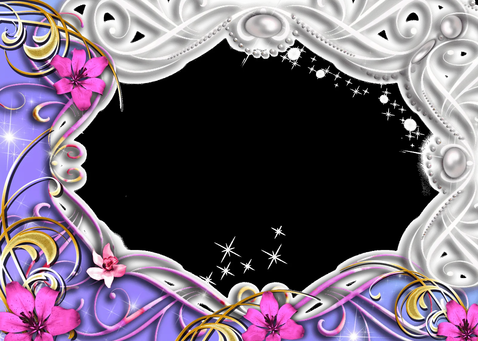 Frames PNG flores #3-Central Photoshop