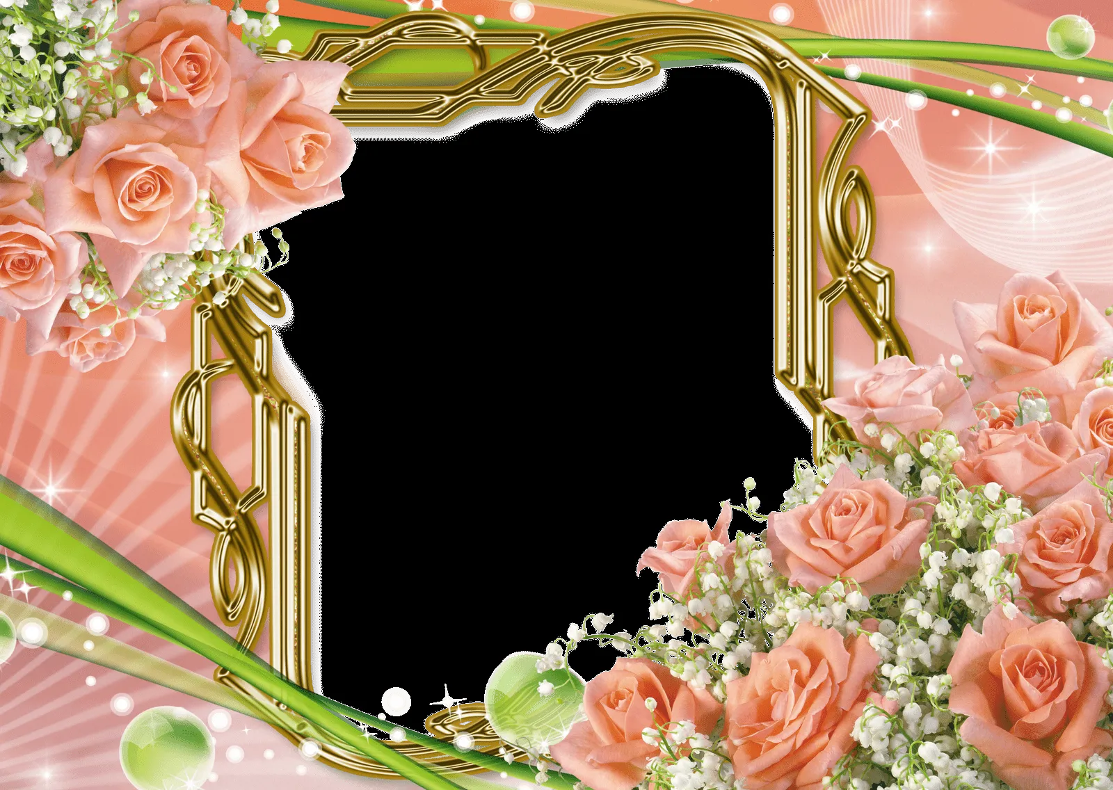 Frames PNG flores #3-Central Photoshop