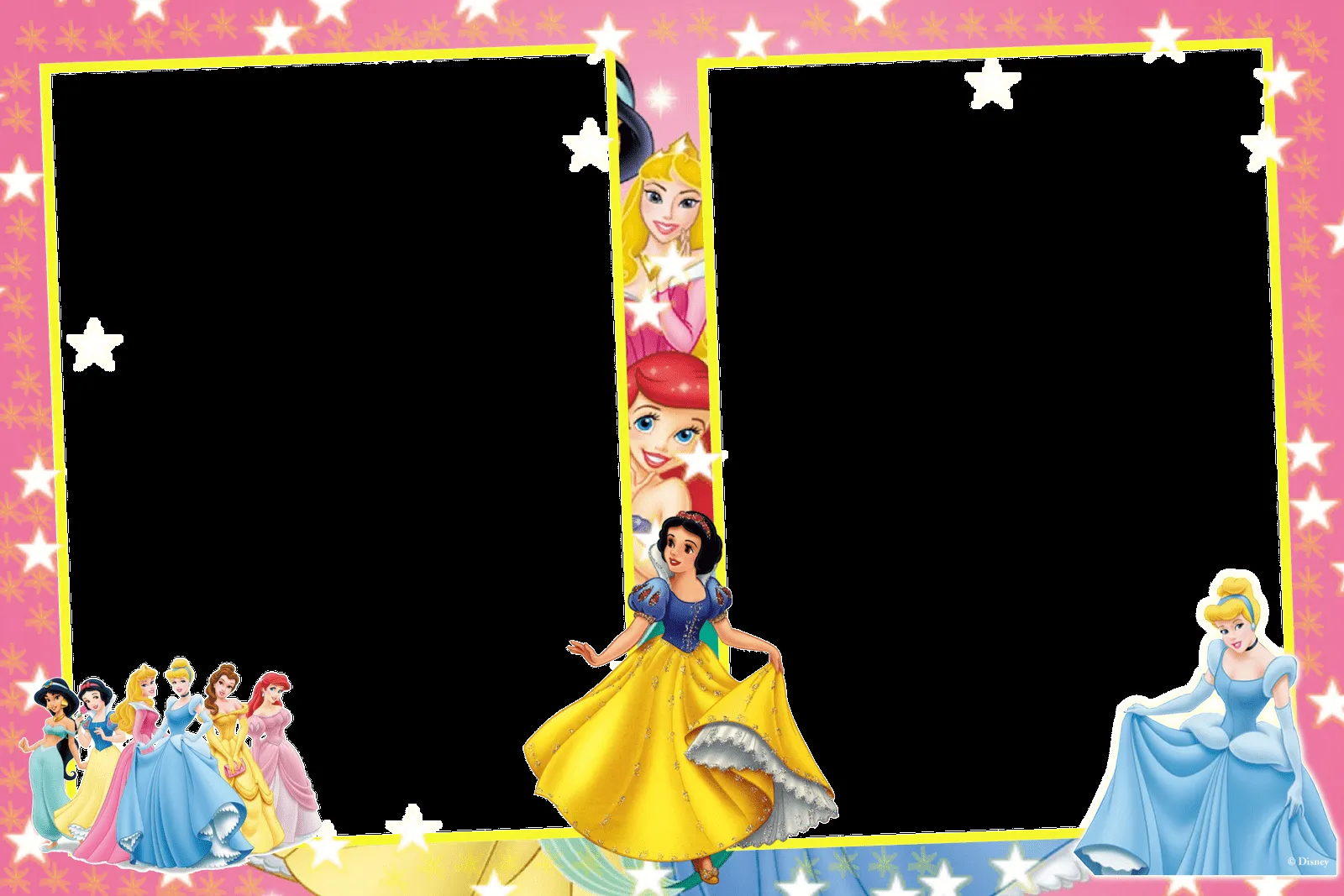 Frames PNG princesas disney #4 | Imagens para photoshop