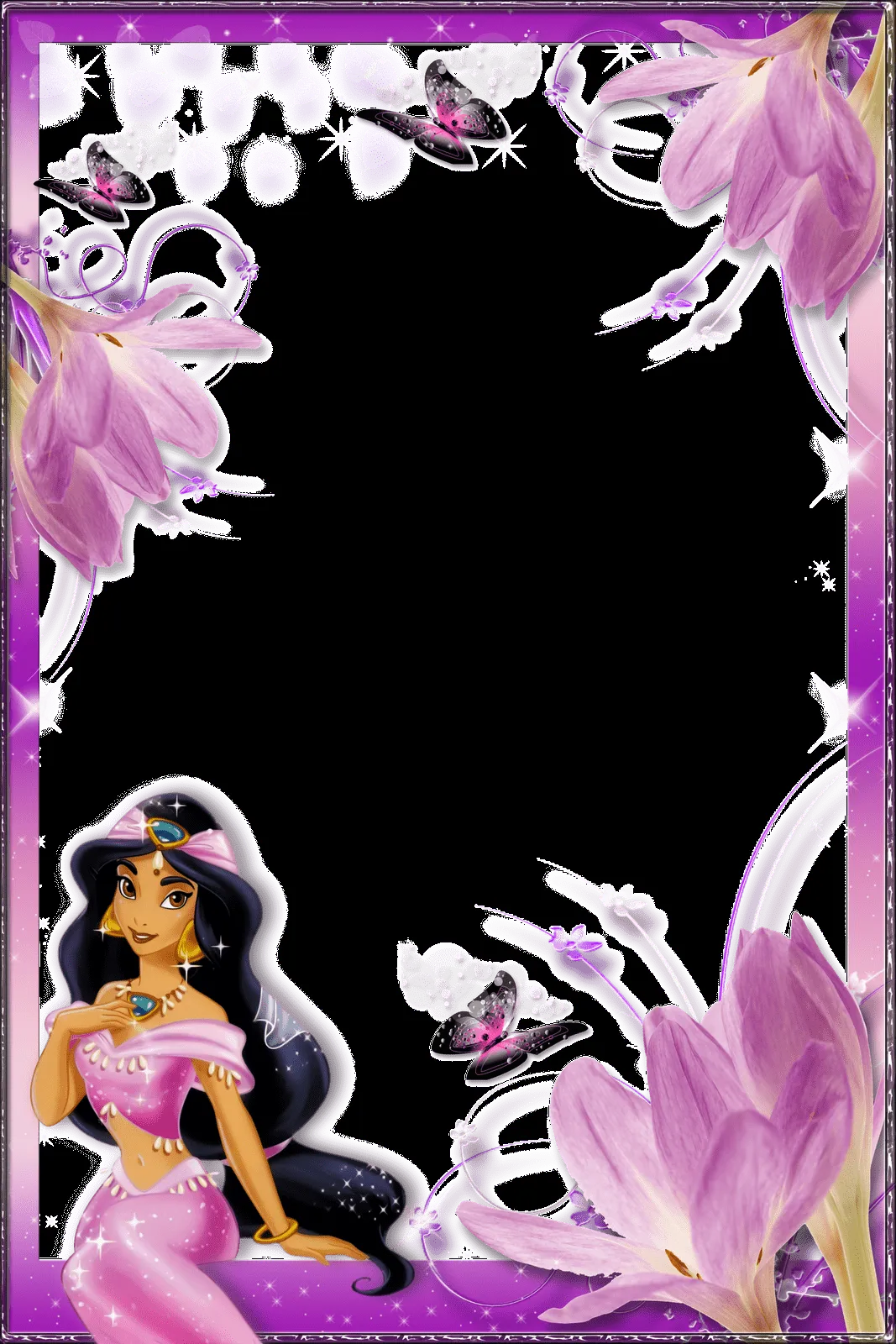 Frames PNG princesas disney #7-Central Photoshop