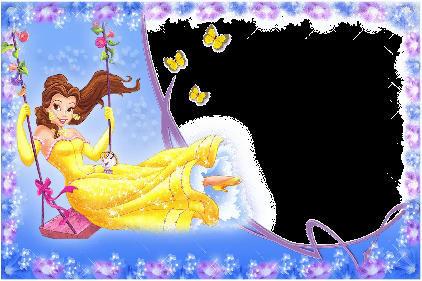 Frames PNG princesas disney #7-Central Photoshop