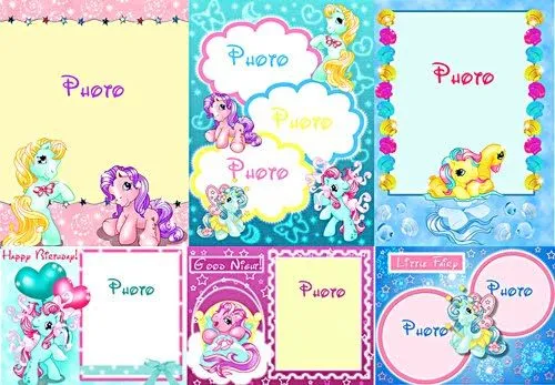 6 Frames with My Little Pony for Girls-Templates e Temas