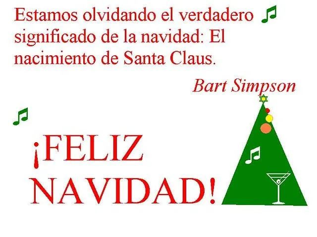 Frase de Bart Simpson para felicitar en Navidad | Flickr - Photo ...