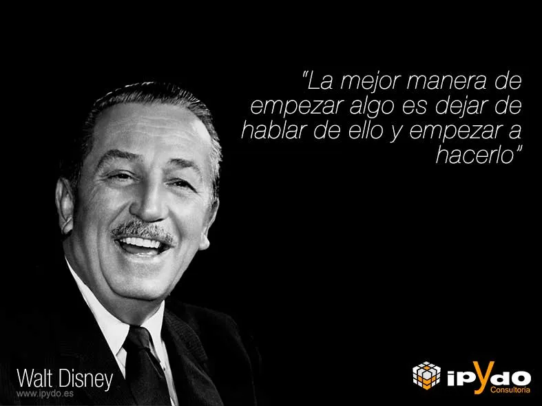 Frase Célebre: Walt Disney - Consultoría ipYdo