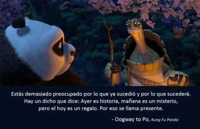 Frase de Kung Fu Panda