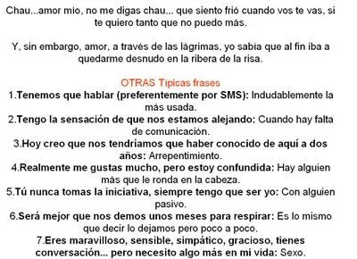 Frases adios despedida : Test de Amor y Desamor