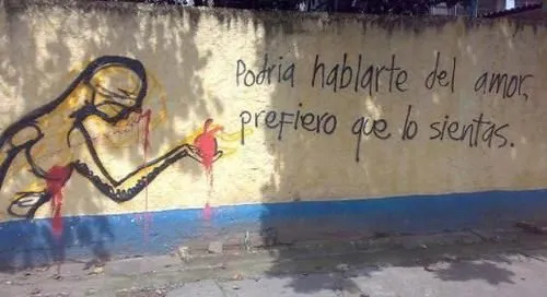 Frases de amor en graffitis - Imagui