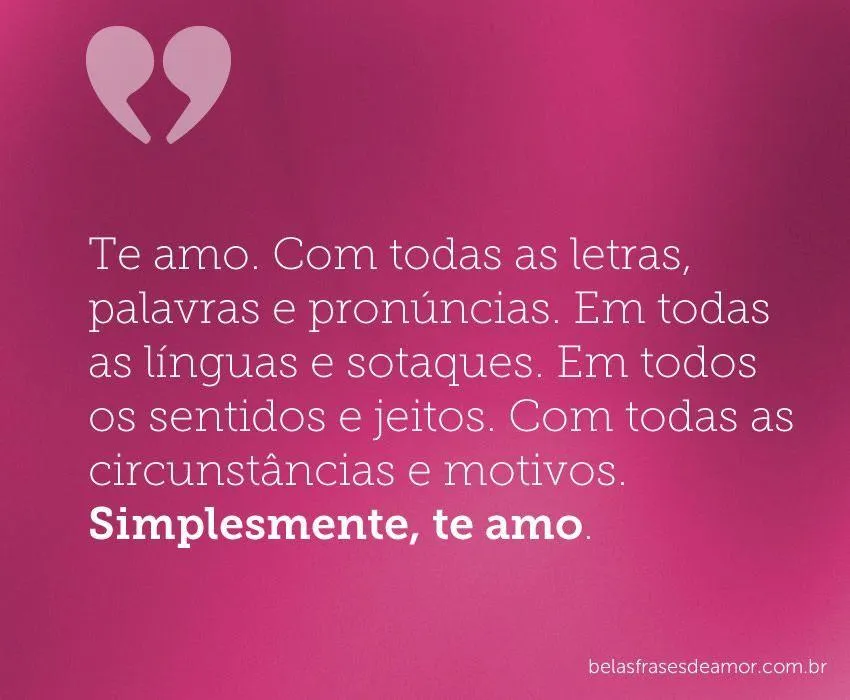 Frases de amor para namorada