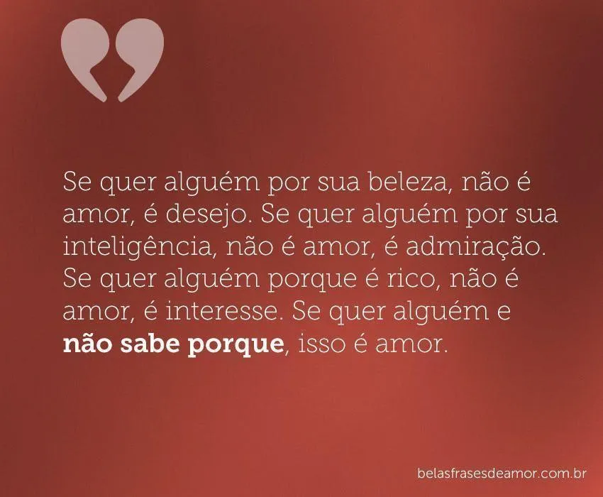 Frases de Amor Verdadeiro