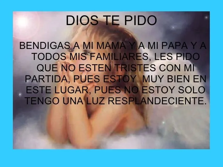 Frases para angelitos bebés fallecidos - Imagui