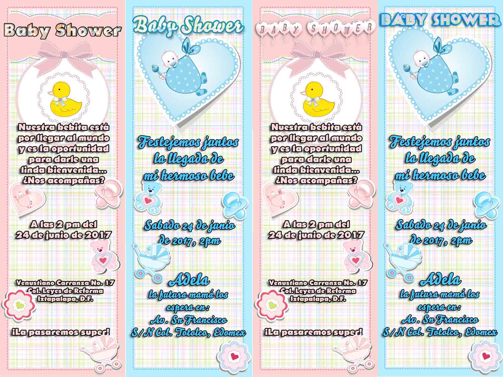 Frases para baby shower en separadores - Imagui