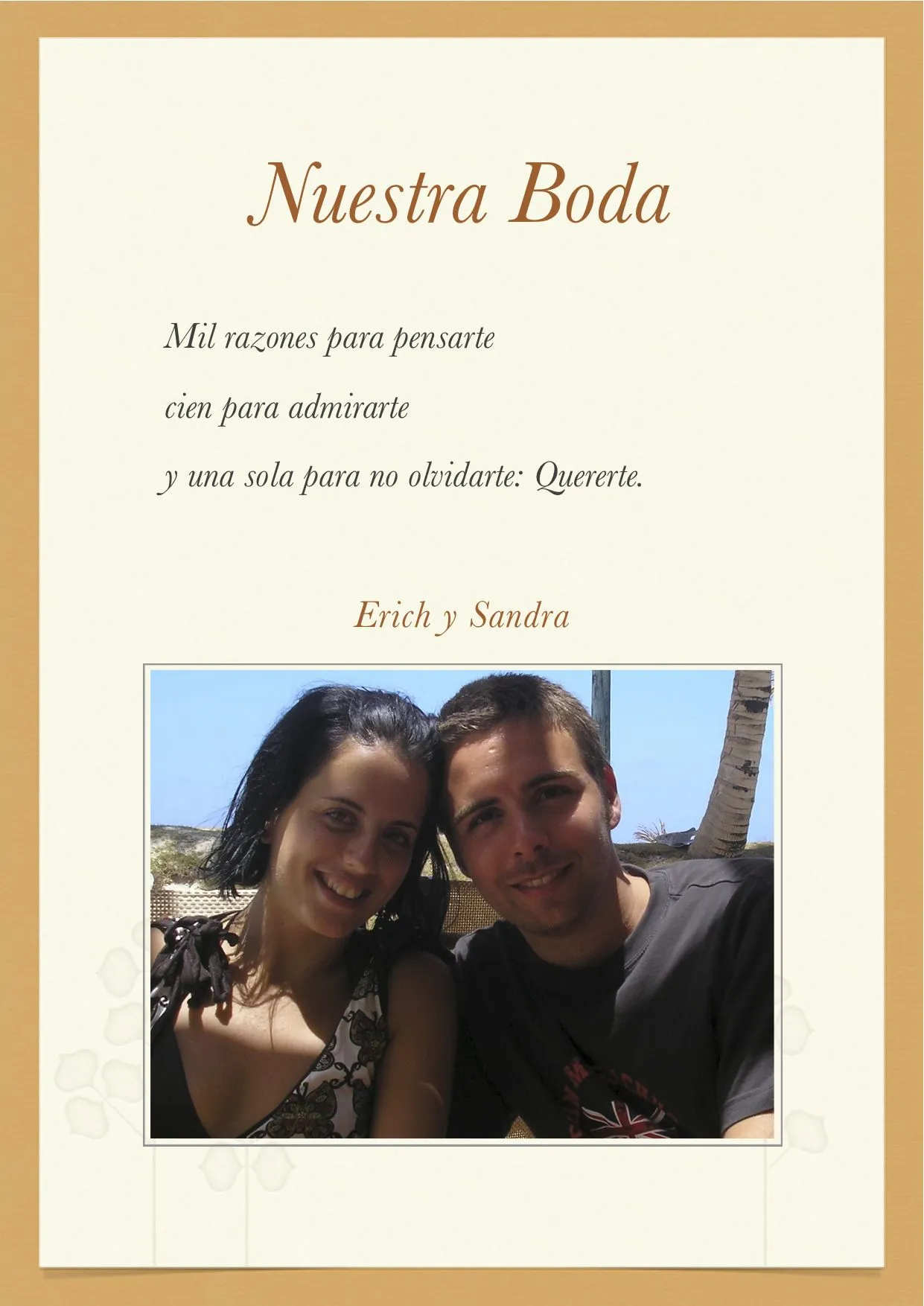 Frases | La boda del 2012