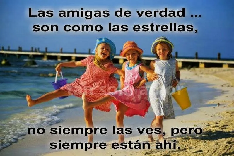 Frases Bonitas Para Facebook: Las Amigas Verdaderas...