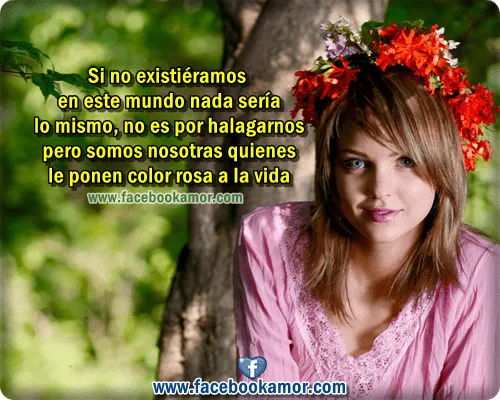 Frases bonitas de mujer para facebook Imagenes Bonitas para ...