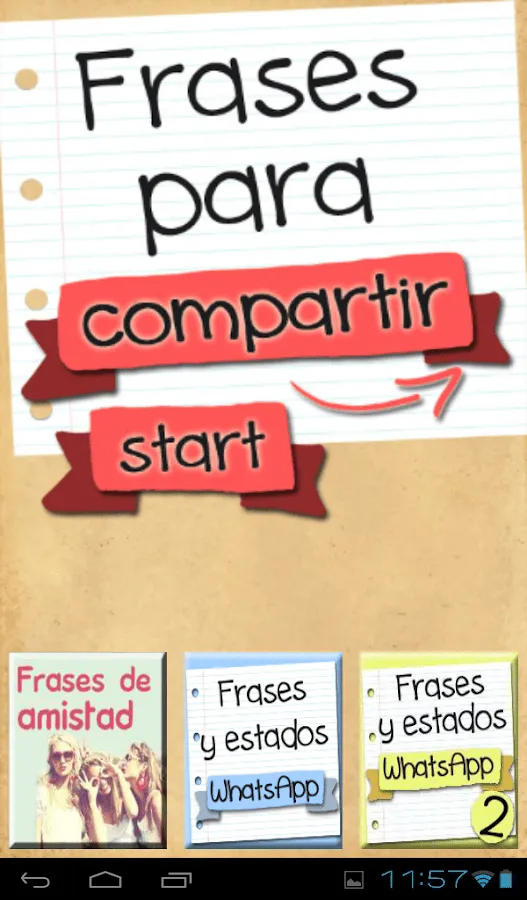 Frases para compartir - Android Apps on Google Play