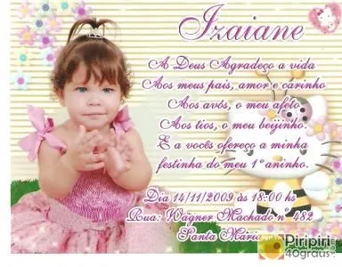 Frases Para Convite de Festa Infantil | Mensagens - Cultura Mix