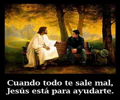 FRASES CORTAS BONITAS: Cuando todo te sale mal, Jesús está para ...