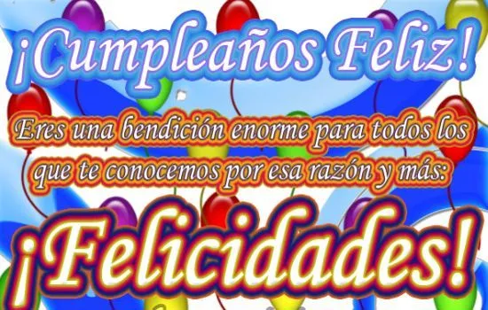 Frases de Cumpleaños feliz (felicitaciones) ~ Frases de cumpleaños