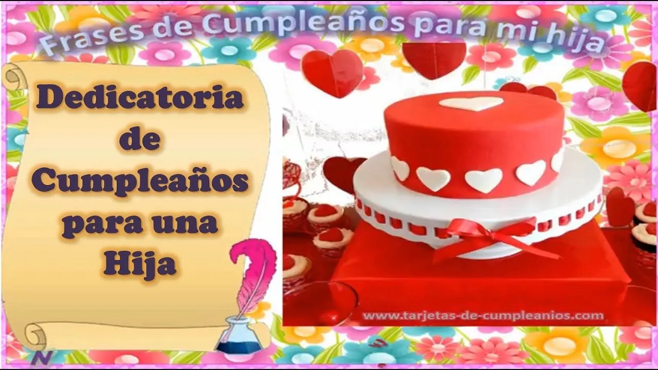 Frases de cumpleaños para una hija - www.tarjetas de cumpleanios com