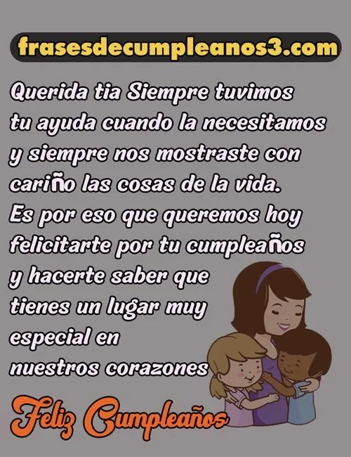 frases para dedicar a tu tía preferida en su cumpleaños | Feliz cumpleaños  tio frases, Frases para tias, Carta para mi tia