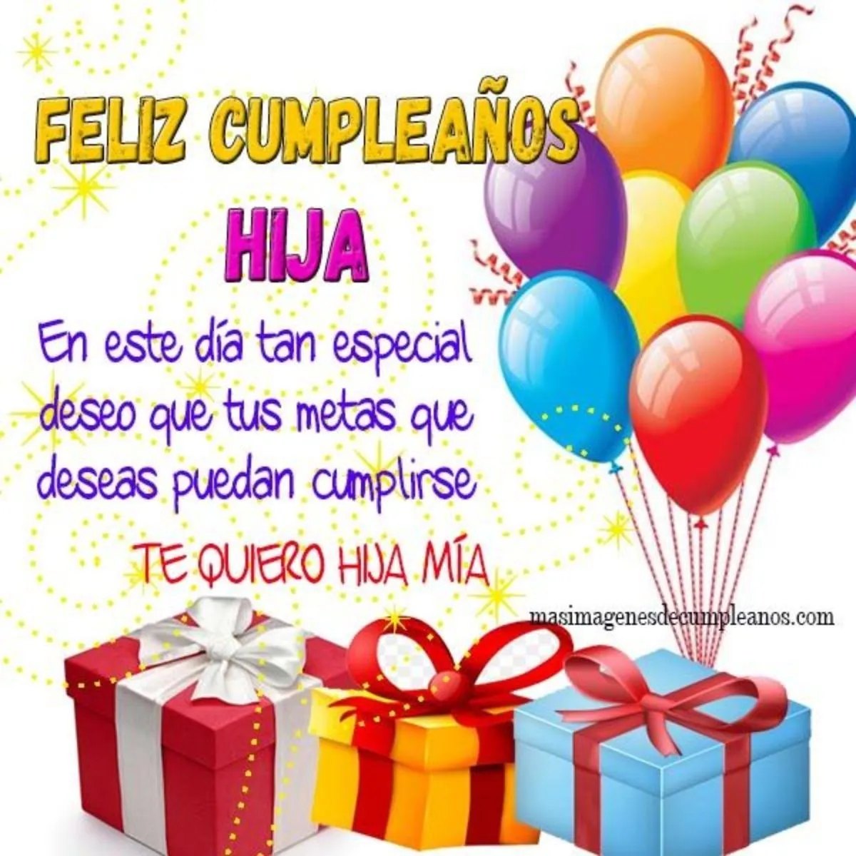 Frases para desear Feliz Cumpleaños Hija