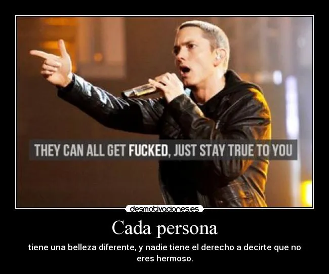 Fotos d eminem con frases - Imagui