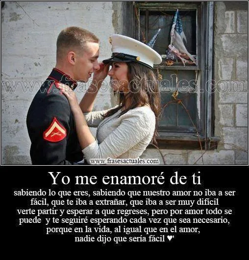 Todo En Frases: Yo Me Enamore De Ti Sabiendo Lo Que Eres