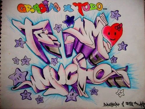 Imagenes de amor HD: Imagenes que digan te amo en graffiti