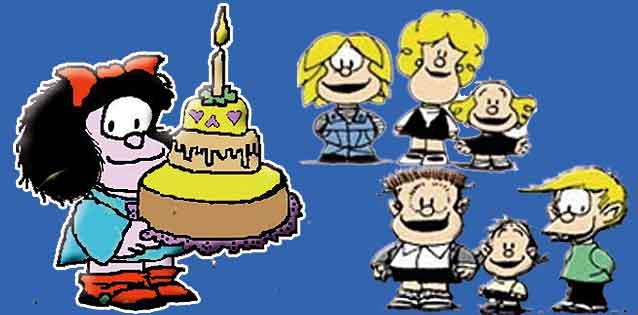 Imagenes de Mafalda deseando feliz cumpleaños - Imagui