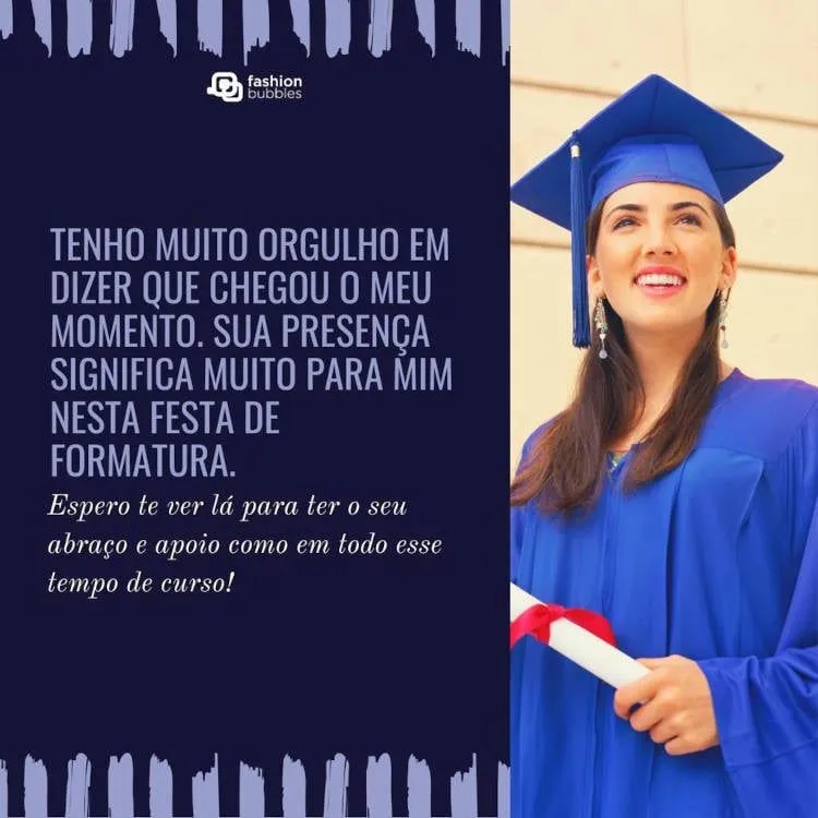 Frases de formatura: 50 mensagens e cartões para compartilhar | Fashion  Bubbles