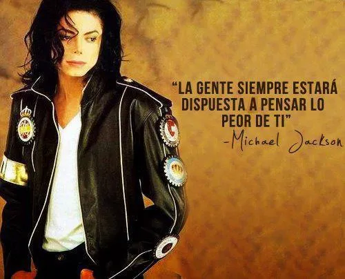 Frases fotos y portadas de artistas: Frases y fotos de Michael ...