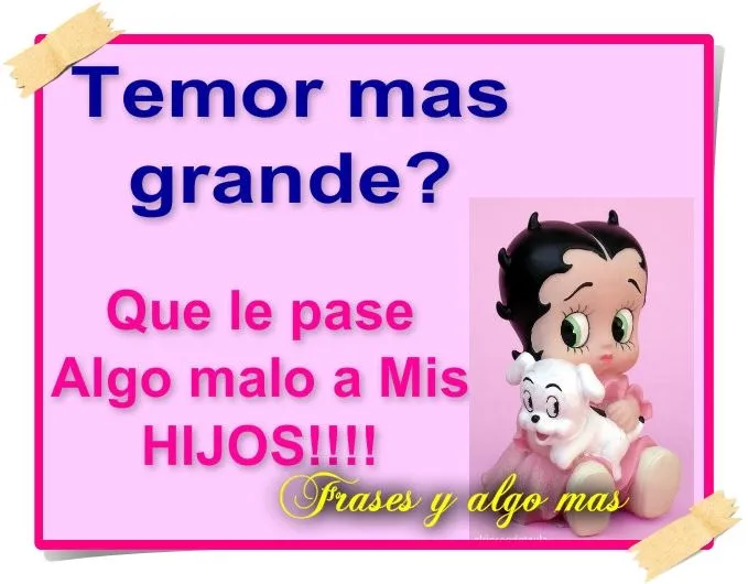 ღღfrases hermosasღღ: frases con Betty Boop