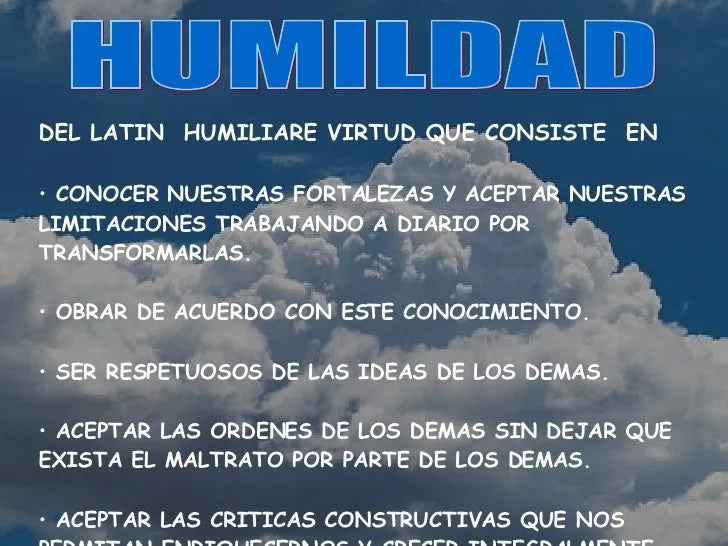 Frases humildad como valor - Imagui
