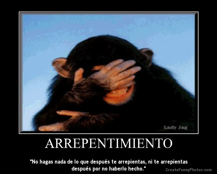 Frases con imágenes : Arrepentimiento