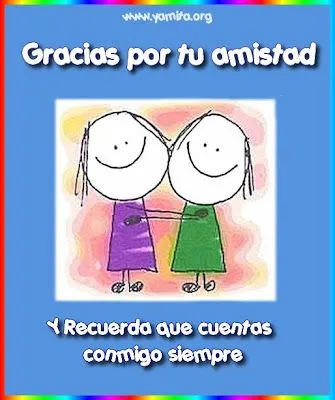 Frases en imagenes: Gracias por tu amistad